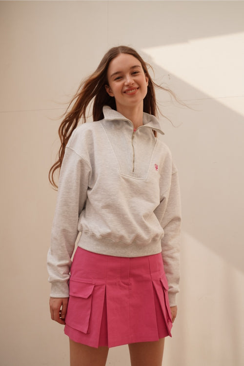 5HR ZIP-UP BACK POINT SWEAT