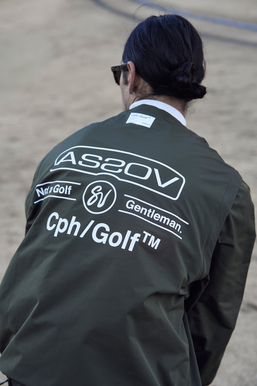 AS2OV×Cph/Golf #DETACHABLE VEST NO COLLAR JACKET