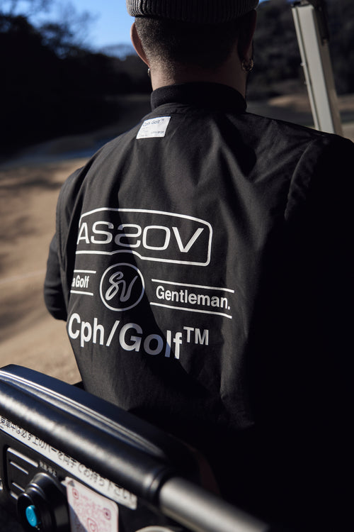 AS2OV×Cph/Golf #DETACHABLE VEST NO COLLAR JACKET