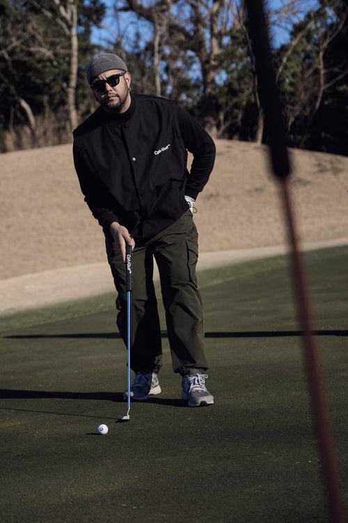 AS2OV×Cph/Golf #DETACHABLE VEST NO COLLAR JACKET