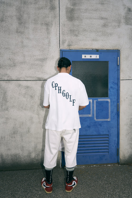 #HALF MOCK NECK CLASSIC LOGO TEE