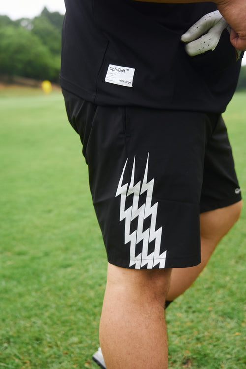 #THUNDER STRIPES ADJUSTABLE SHORTS