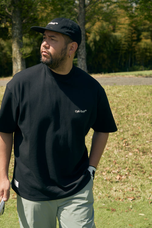 #Cph/Golf™ LOGO HALF MOCK NECK TEE