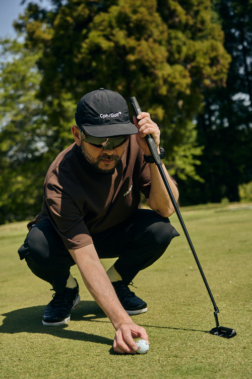 #Cph/Golf™ LOGO HALF MOCK NECK TEE
