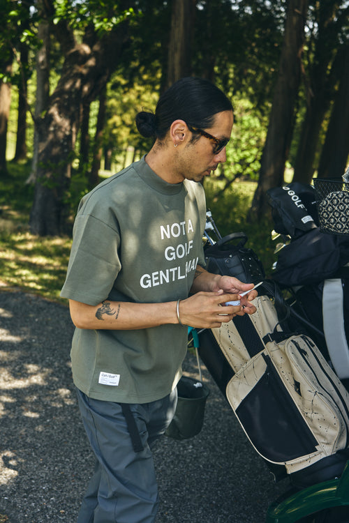 #GENTLEMAN HALF MOCK NECK TEE