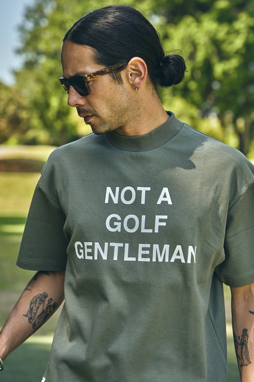 #GENTLEMAN HALF MOCK NECK TEE