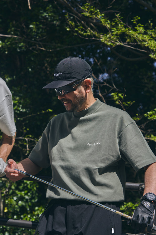 #Cph/Golf™ LOGO HALF MOCK NECK TEE
