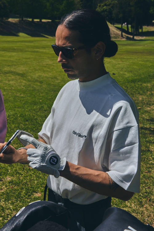 #Cph/Golf™ LOGO HALF MOCK NECK TEE