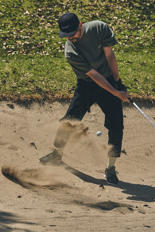 #Cph/Golf™ LOGO HALF MOCK NECK TEE