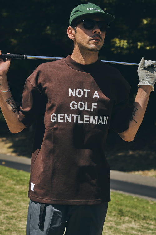 #GENTLEMAN HALF MOCK NECK TEE