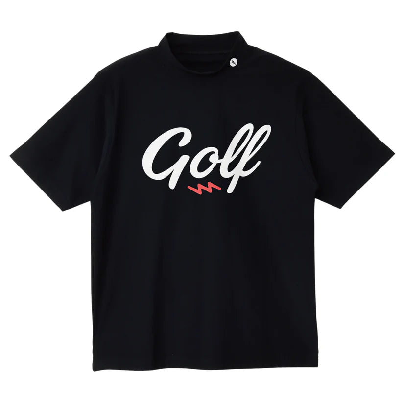 RUFFLOG VERTICAL LOGO MOCK TEE WHITE XL ゴルフ｜シャツ