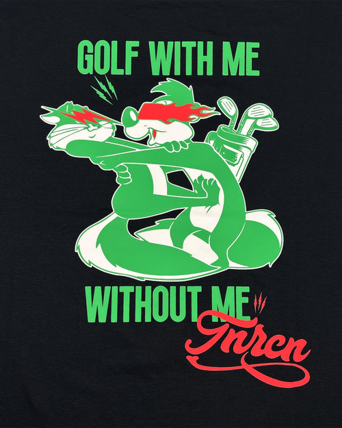 WM GOLF WITH ME S/S MOCK NECK TEE