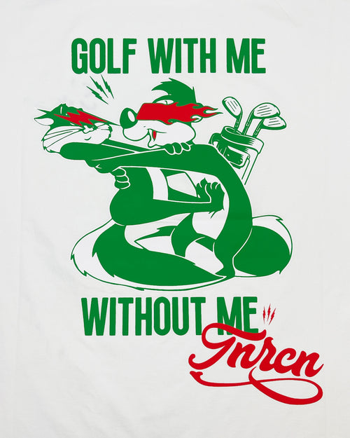 WM GOLF WITH ME S/S MOCK NECK TEE