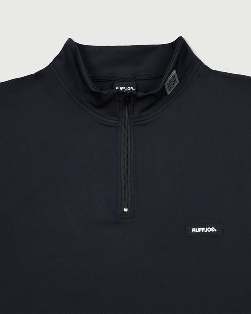 HALF ZIP MOCK NECK SHIRTS