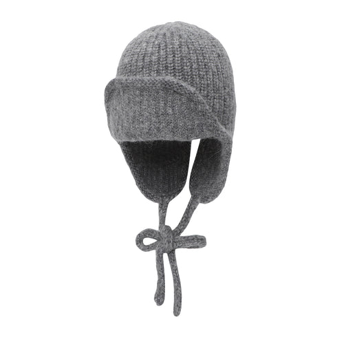 Soft earflap beanie