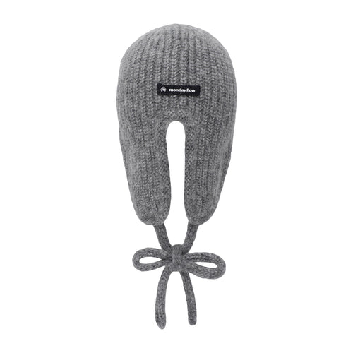Soft earflap beanie