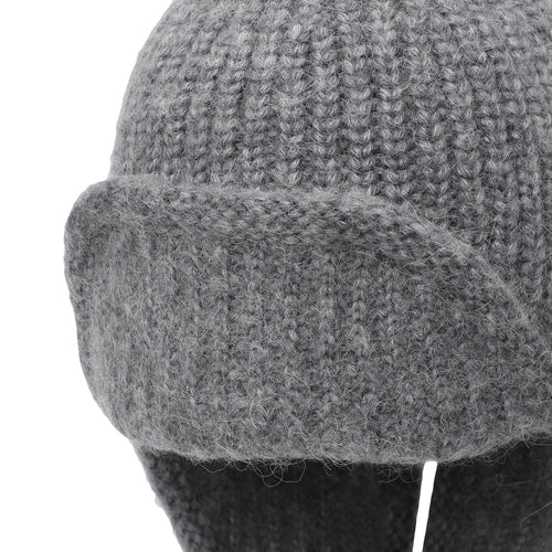 Soft earflap beanie