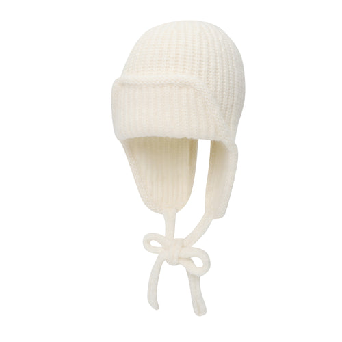 Soft earflap beanie
