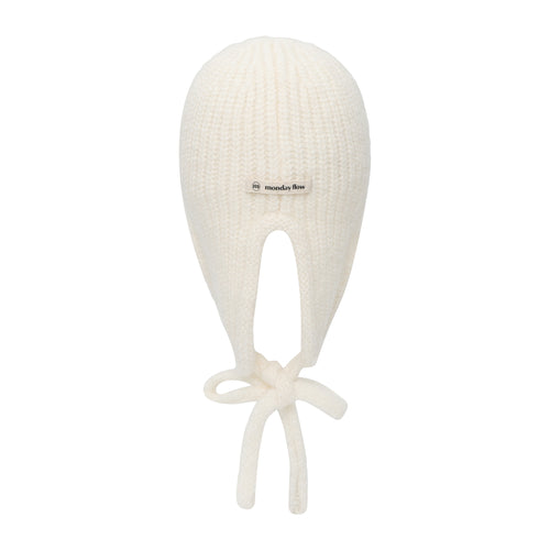 Soft earflap beanie