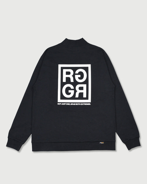 RG LOGO L/S MOCK NECK