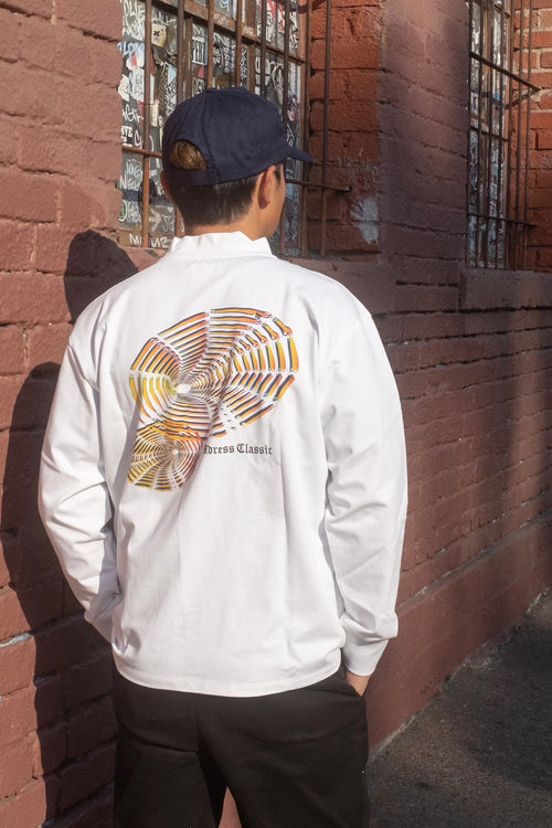 3D LOGO LONG SLEEVE MOCK NECK SHIRTS