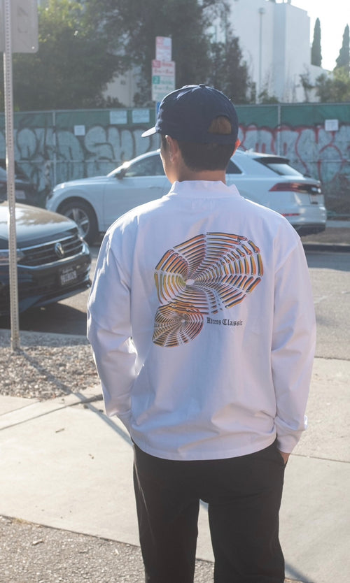 3D LOGO LONG SLEEVE MOCK NECK SHIRTS