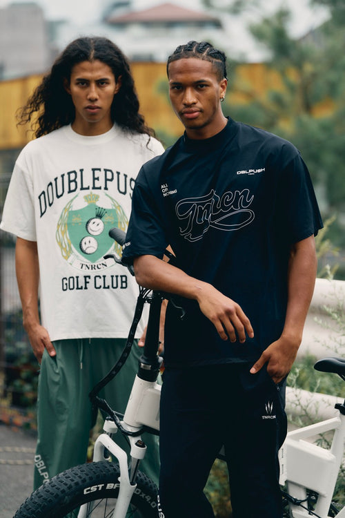 SIGNATURE LOGO S/S MOCK NECK TEE