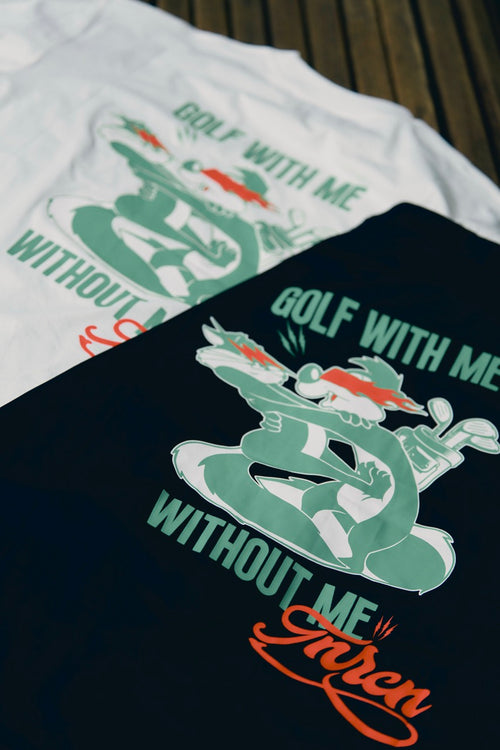 WM GOLF WITH ME S/S MOCK NECK TEE