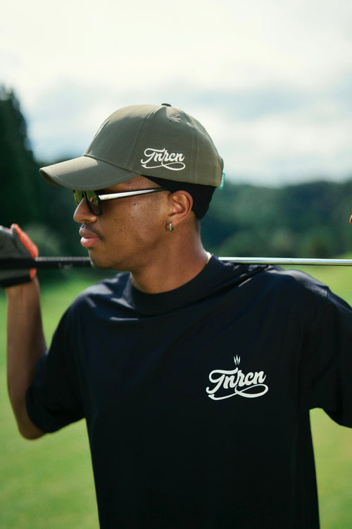 WM GOLF WITH ME S/S MOCK NECK TEE