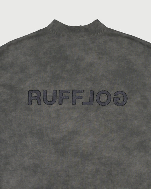 VINTAGE FADE BACK LOGO MOCK NECK SHIRTS