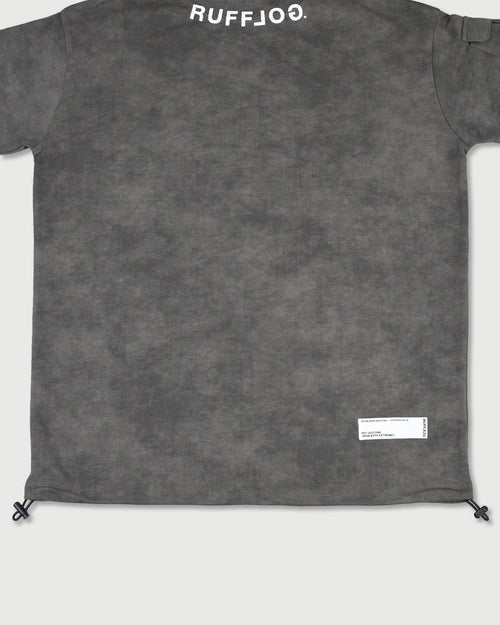 VINTAGE FADE BLUR LOGO MOCK NECK SHIRTS