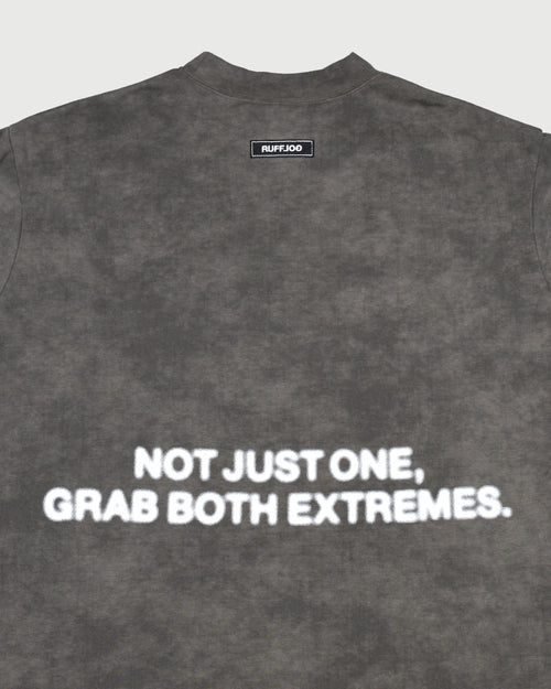 VINTAGE FADE BLUR LOGO MOCK NECK SHIRTS