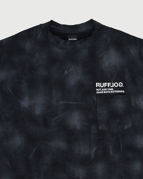 VINTAGE FADE CHEST POCKET MOCK NECK SHIRTS
