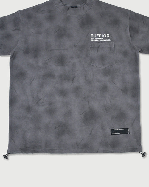 VINTAGE FADE CHEST POCKET MOCK NECK SHIRTS
