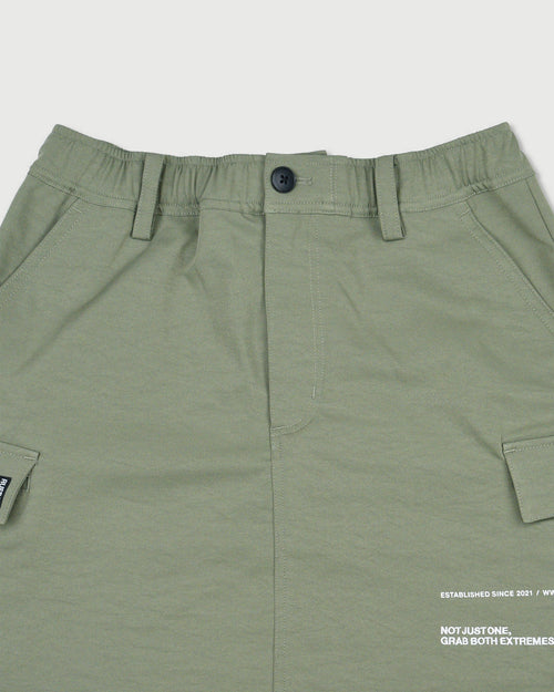 VINTAGE FADE  OUT POCKET SHORT SKIRT
