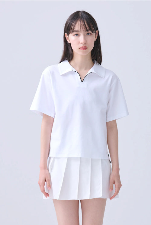 LINE POLO TOP
