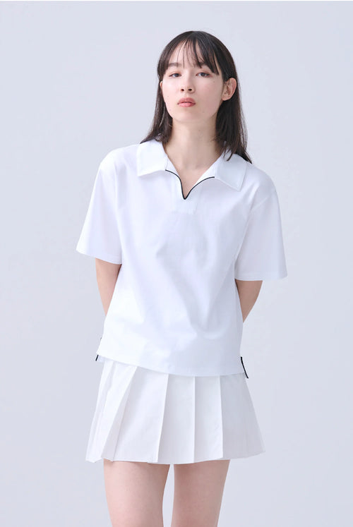 LINE POLO TOP