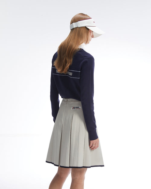 SHIRT LAYERED KNIT TOP