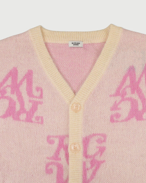 RW icon logo cardigan
