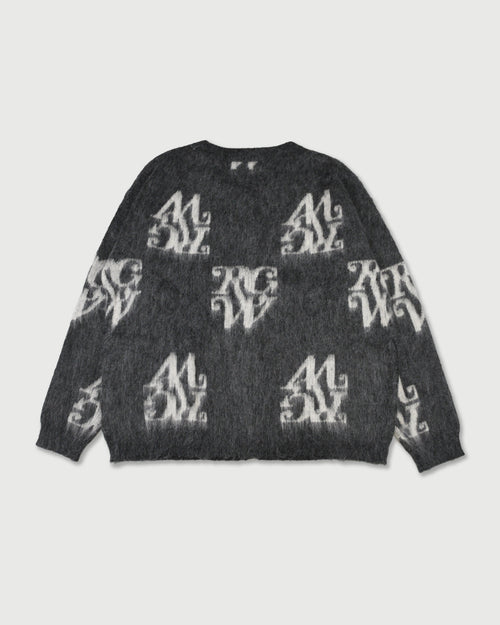 RW icon logo cardigan