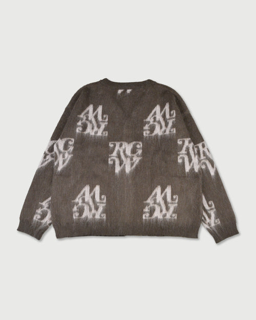 RW icon logo cardigan