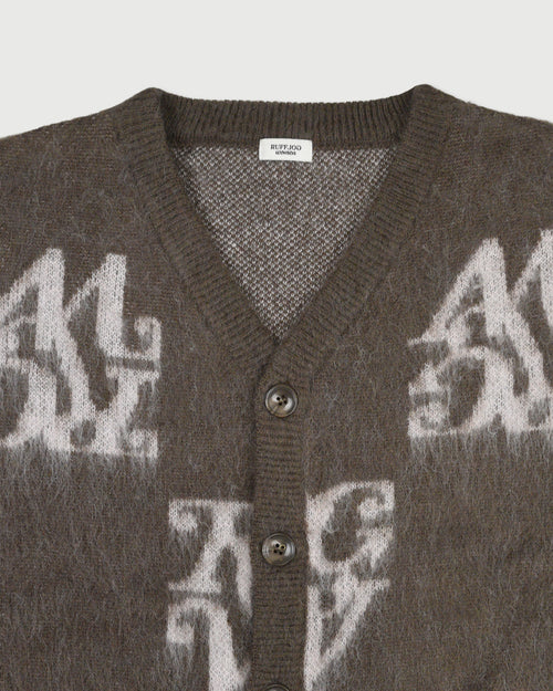 RW icon logo cardigan