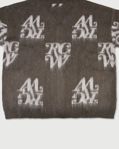 RW icon logo cardigan