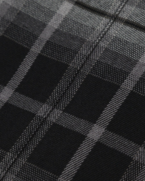 RW check pleats skirt