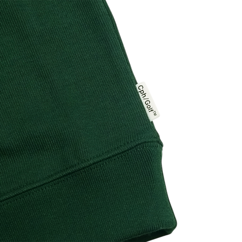 #JACQUARD MOCK NECK LS TEE
