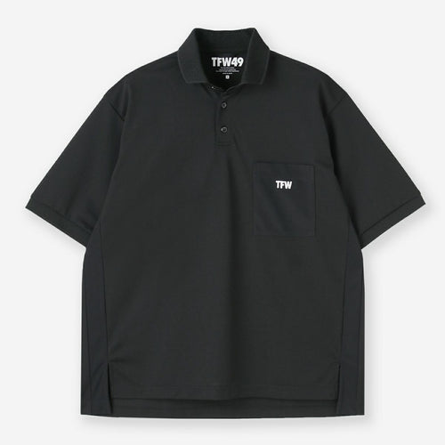 SIDE PANEL RELAX POLO BLACK