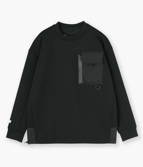 SWEAT PULLOVER CREW BLACK
