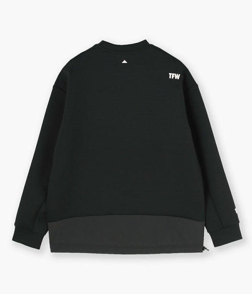 SWEAT PULLOVER CREW BLACK