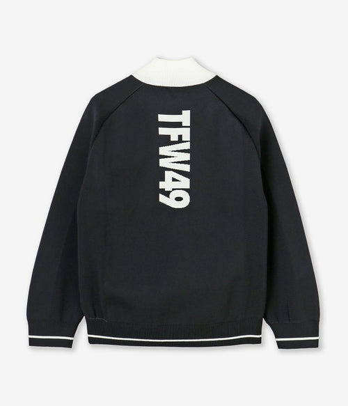 MOCK NECK KNIT BKxBK