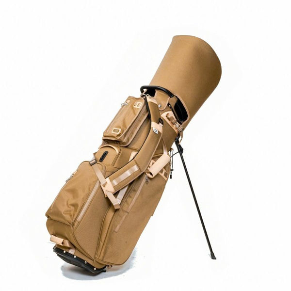 EXCLUSIVE BALLISTIC NYLON - CADDY BAG GOLF SERIES KHAKI